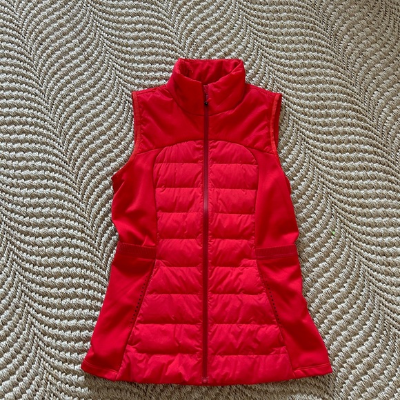 Jackets & Blazers - Lululemon Down Vest, Carnation Red, 6